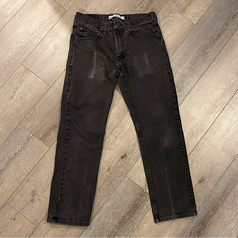 Black Regular Fit Jeans 32x32